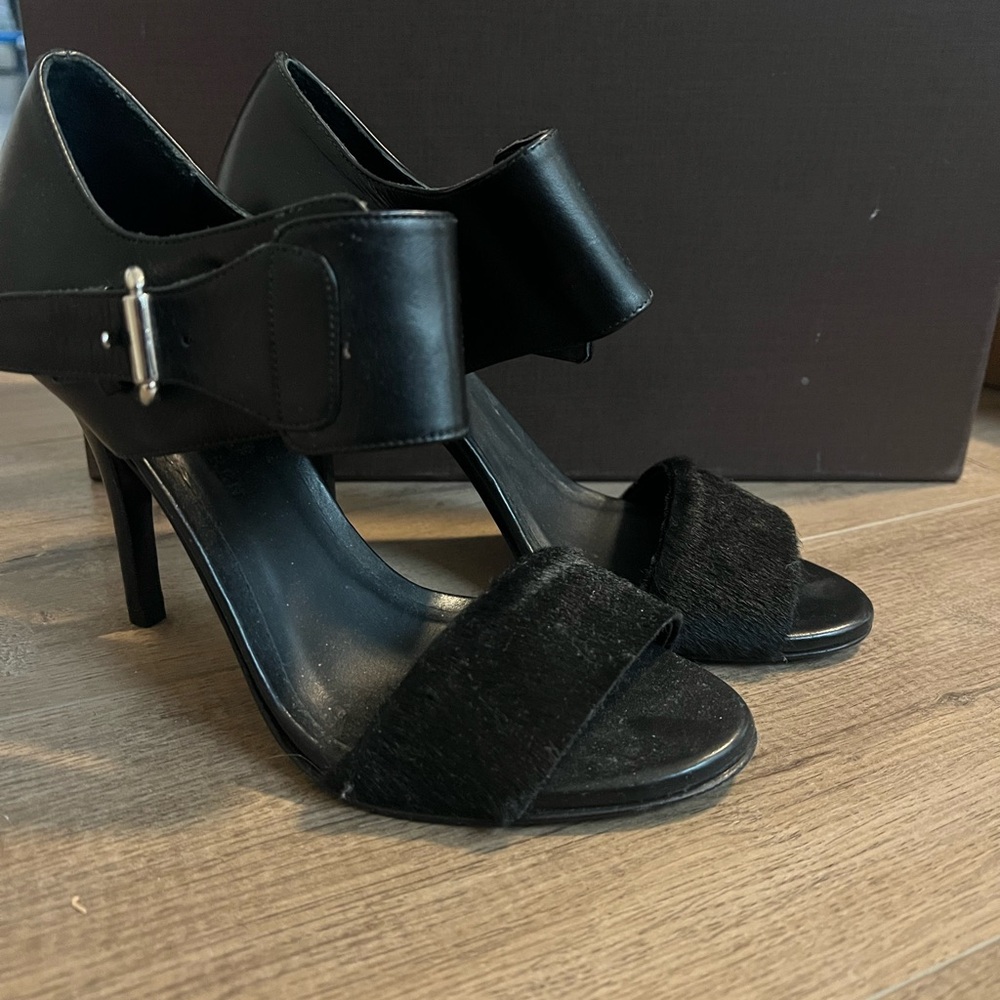 Calvin Klein Buckle Black Women's Heels